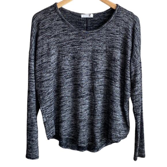 Rag & Bone Hudson Long Sleeve Shirt Marled Grey S - Picture 1 of 8